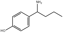 1-AMINO-1-(4-HYDROXYPHENYL)-BUTANE 구조식 이미지