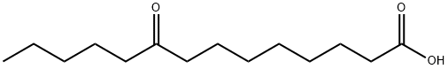 Tetradecanoic acid, 9-oxo- 구조식 이미지