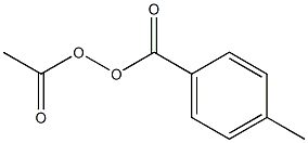 Peroxide, acetyl 4-methylbenzoyl Structure