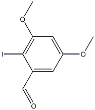 Benzaldehyde, 2-iodo-3,5-dimethoxy- Structure