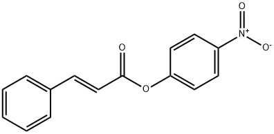 2-Propenoic acid,3-phenyl-, 4-nitrophenyl ester, (2E)- 구조식 이미지