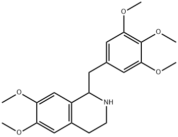 6,7-dimethoxy-1-(3,4,5-trimethoxybenzyl)-1,2,3,4-tetrahydroisoquinoline Structure