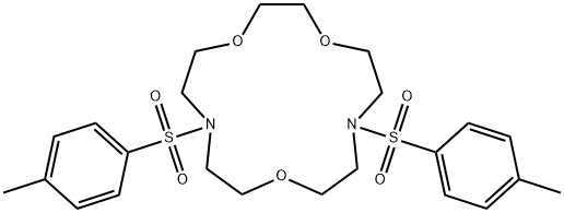 7,13-bis[(4-methylphenyl)sulfonyl]-1,4,10-Trioxa-7,13-diazacyclopentadecane Structure