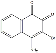 1,2-Naphthalenedione,4-amino-3-bromo- Structure