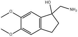 1-(aminomethyl)-5,6-dimethoxy-2,3-dihydro-1H-inden-1-ol Structure