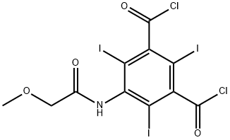 5-Methoxyacetamido-2,4,6-triiodoisophthaloyl chloride Structure