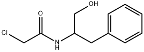 Acetamide, 2-chloro-N-[1-(hydroxymethyl)-2-phenylethyl]- 구조식 이미지