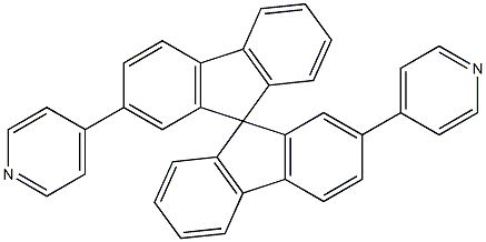 Pyridine, 4,4'-(9,9'-spirobi[9H-fluorene]-2,2'-diyl)bis- Structure