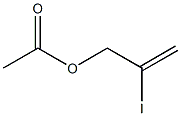 2-Propen-1-ol, 2-iodo-, acetate Structure