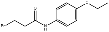 3-bromo-N-(4-ethoxyphenyl)propanamide Structure