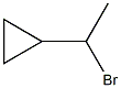 Cyclopropane, (1-bromoethyl)- 구조식 이미지