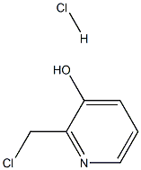 3-Pyridinol, 2-(chloromethyl)-, hydrochloride 구조식 이미지