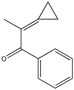 1-Propanone, 2-cyclopropylidene-1-phenyl- Structure