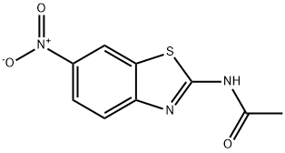Acetamide, N-(6-nitro-2-benzothiazolyl)- Structure