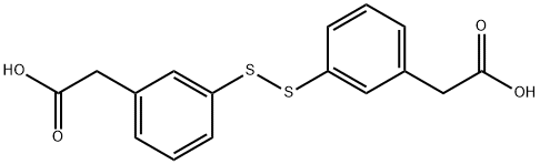 3,3'-dithiobis(phenylacetic acid) 구조식 이미지