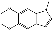 5,6-dimethoxy-1-methyl-1H-indole Structure