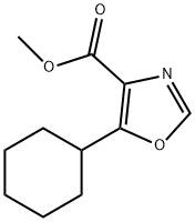 4-Oxazolecarboxylic acid, 5-cyclohexyl-, methyl ester Structure