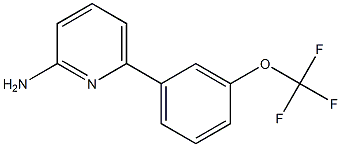 2-Pyridinamine, 6-[3-(trifluoromethoxy)phenyl]- Structure