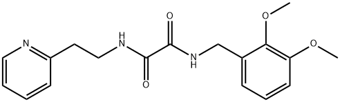 N1-(2,3-DIMETHOXYBENZYL)-N2-(2-(PYRIDIN-2-YL)ETHYL) OXALAMIDE Structure