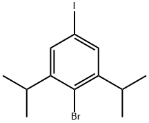 2-bromo-5-iodo-1,3-bis(1-methylethyl)-Benzene Structure