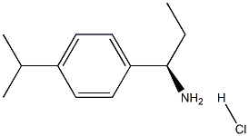 (1R)-1-[4-(METHYLETHYL)PHENYL]PROPYLAMINE HYDROCHLORIDE Structure