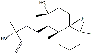 (1R,2R,4aS,8aS)-1-((R)-3-hydroxy-3-methylpent-4-en-1-yl)-2,5,5,8a-tetramethyldecahydronaphthalen-2-ol 구조식 이미지