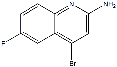 4-bromo-6-fluoroquinolin-2-amine Structure