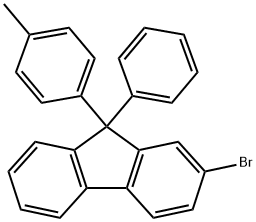 2-BROMO-9-PHENYL-9-P-TOLYL-9H-FLUORENE 구조식 이미지