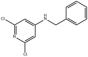 Benzyl-(2,6-dichloro-pyridin-4-yl)-amine Structure