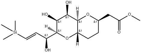 methyl 2-((2R,4aS,6S,7S,8R,8aR)-7,8- dihydroxy-6-((S,E)-1-hydroxy-3- (trimethylsilyl)allyl)octahydropyrano[3,2 -b]pyran-2-yl)acetate Structure