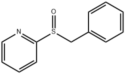Pyridine, 2-[(phenylmethyl)sulfinyl]- Structure