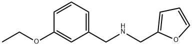 [(3-ethoxyphenyl)methyl](furan-2-ylmethyl)amine Structure