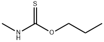 Carbamothioic acid, methyl-, O-propyl ester 구조식 이미지