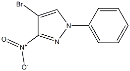 4-bromo-3-nitro-1-phenylpyrazole Structure