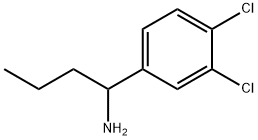 1-(3,4-DICHLOROPHENYL)BUTAN-1-AMINE 구조식 이미지