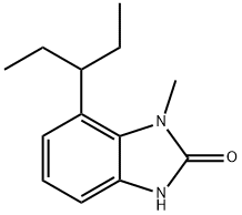 1-methyl-7-(pentan-3-yl)-1,3-dihydro-2H-benzo[d]imidazol-2-one Structure