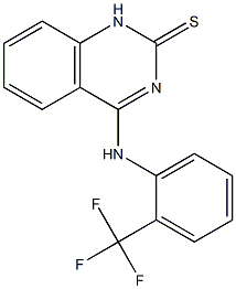 4-[2-(trifluoromethyl)anilino]-1H-quinazoline-2-thione Structure