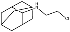 N-(2-chloroethyl)tricyclo[3.3.1.1~3,7~]decan-2-amine 구조식 이미지