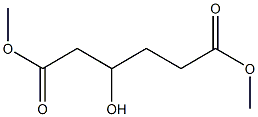 Hexanedioic acid, 3-hydroxy-, 1,6-dimethyl ester 구조식 이미지