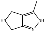 3-methyl-1,4,5,6-tetrahydropyrrolo[3,4-c]pyrazole 구조식 이미지