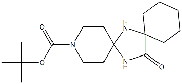 tert-butyl 14-oxo-3,7,15-triazadispiro[5.1.5.2]pentadecane-3-carboxylate 구조식 이미지