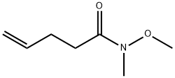 N-methoxy-N-methylpent-4-enamide Structure