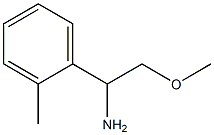 2-METHOXY-1-(2-METHYLPHENYL)ETHAN-1-AMINE Structure