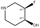 (3R,4S)-3-fluoropiperidin-4-ol Structure