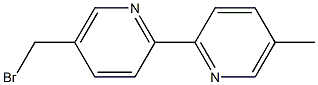 5-(bromomethyl)-5'-methyl-2,2'-bipyridine Structure