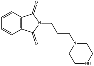2-[3-(piperazin-1-yl)propyl]-2,3-dihydro-1H-isoindole-1,3-dione 구조식 이미지