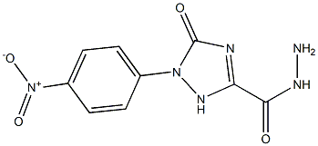 2-(4-nitrophenyl)-3-oxo-1H-1,2,4-triazole-5-carbohydrazide Structure