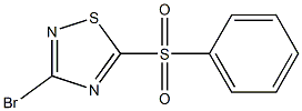 5-(benzenesulfonyl)-3-bromo-1,2,4-thiadiazole Structure