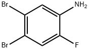 4,5-Dibromo-2-fluoroaniline Structure