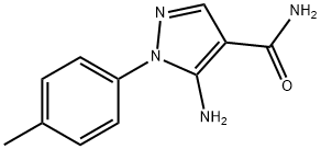 5-amino-1-(4-methylphenyl)-1H-pyrazole-4-carboxamide 구조식 이미지